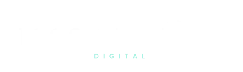 Feed and Find Digital logo — white version
